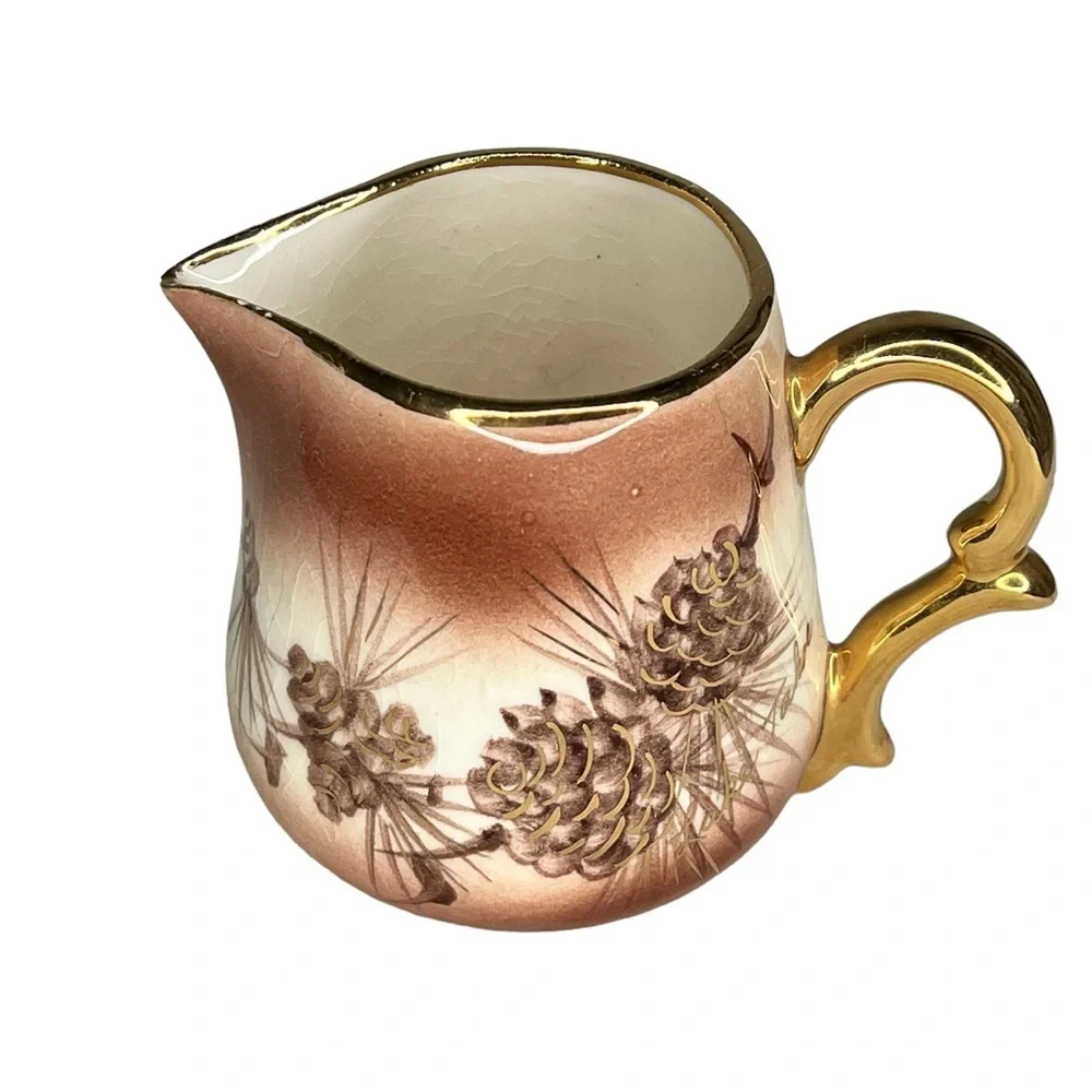 Vintage Rymes Ceramics Small Cream Pitcher‎